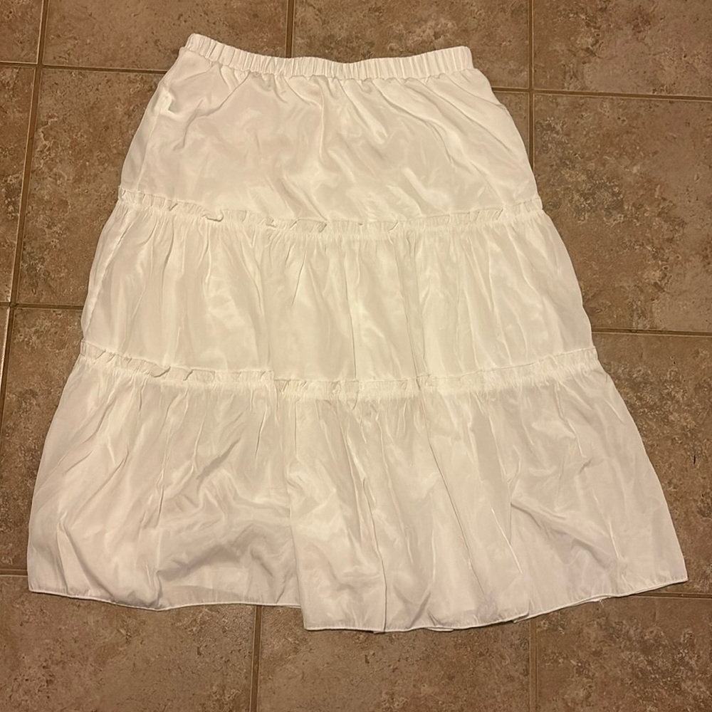 White Maxi Skirt Size 12
